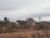 Early morning visit to Giles Weather Station